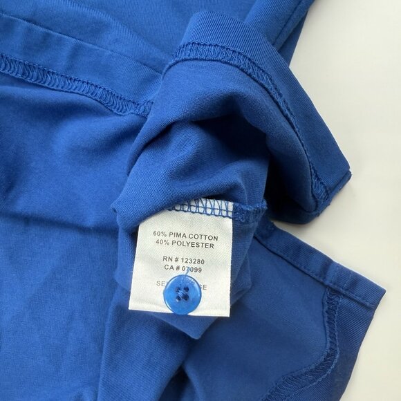 Travis Mathew Mens XL Blue Short Sleeve Golf Polo Shirt - Picture 6 of 7